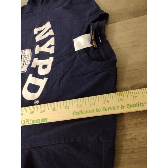 NYPD licensed navy blue short sleeve t-shirt size M - Picture 5 of 10